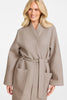 Damella Waffle Bathrobe Taupe