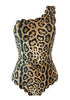Kaanda One Shoulder Baddräkt Cheetah