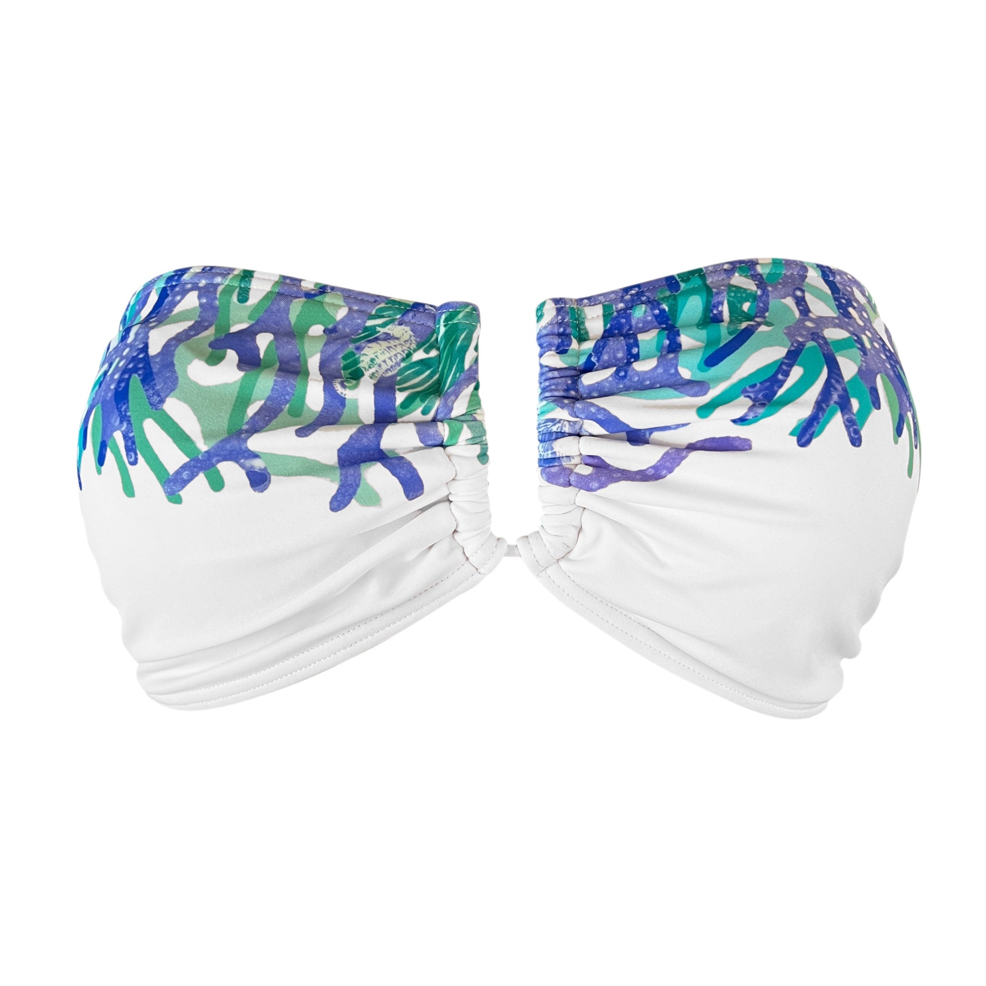 Coral Blue Maxime Bandeau U Accessory with Removable cups - www.kaandabeachlife.se