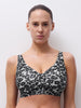 Chantelle Softstretch Power Plunge Utan Bygel Grey Leopard
