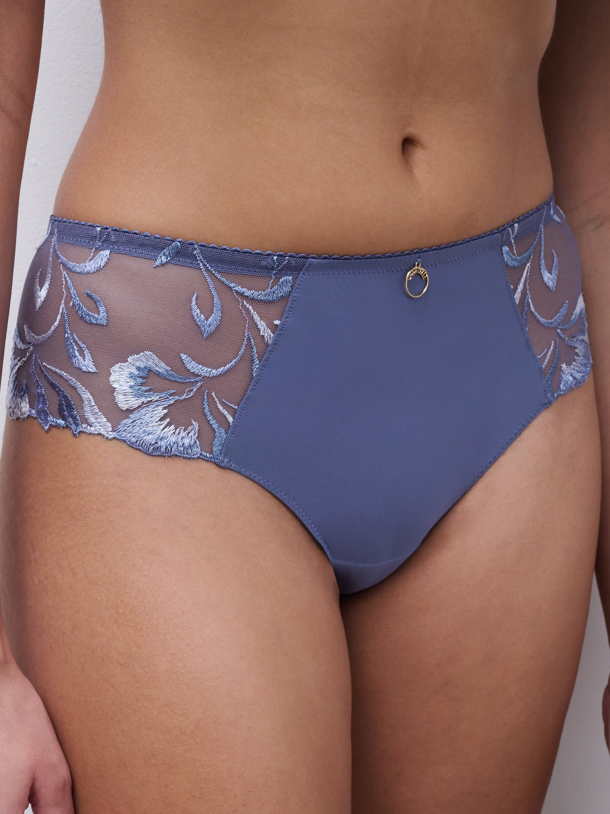 Chantelle Majestic Revealing Shorty Blue Sea