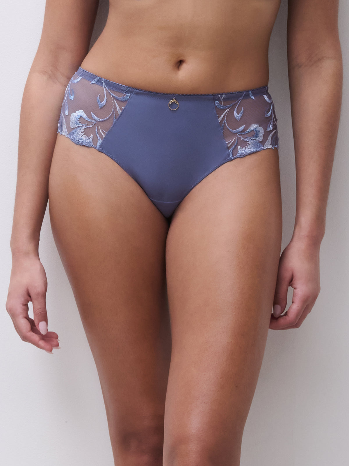 Chantelle Majestic Revealing Shorty Blue Sea – bild 3