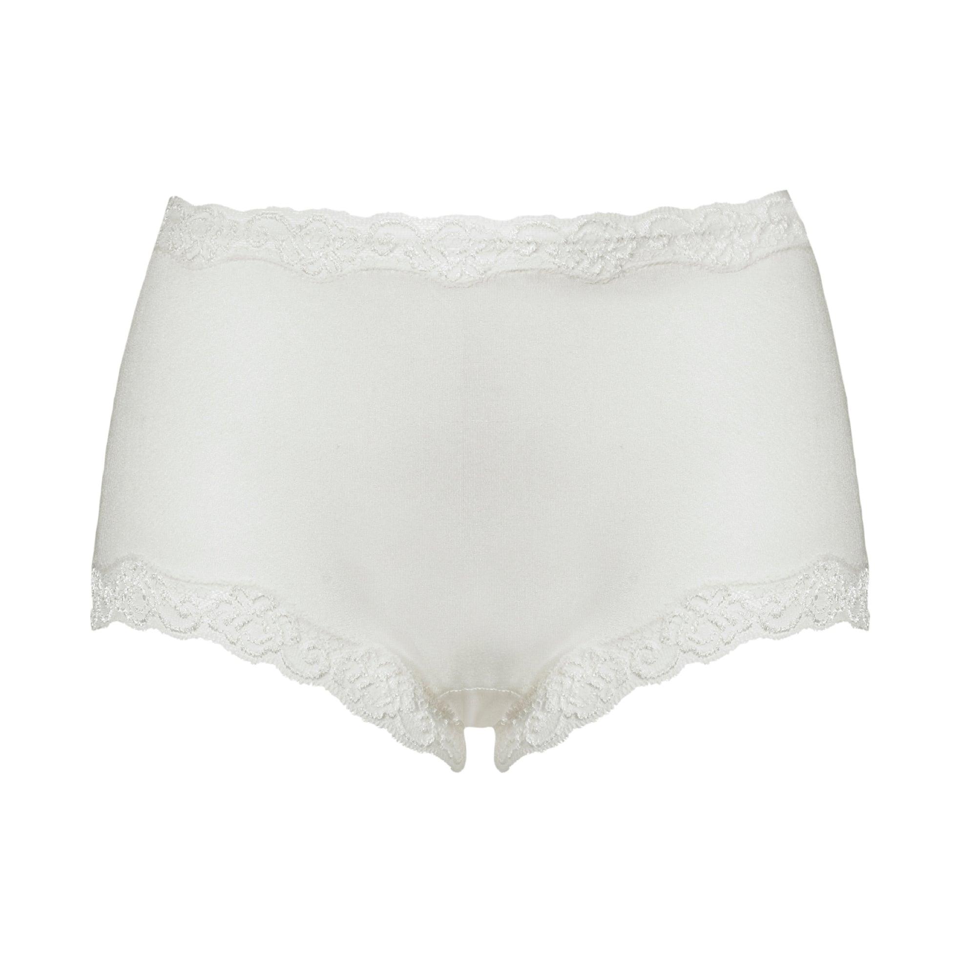 Damella Trosa Knitted Silk Lace Ivory - Härliga Under