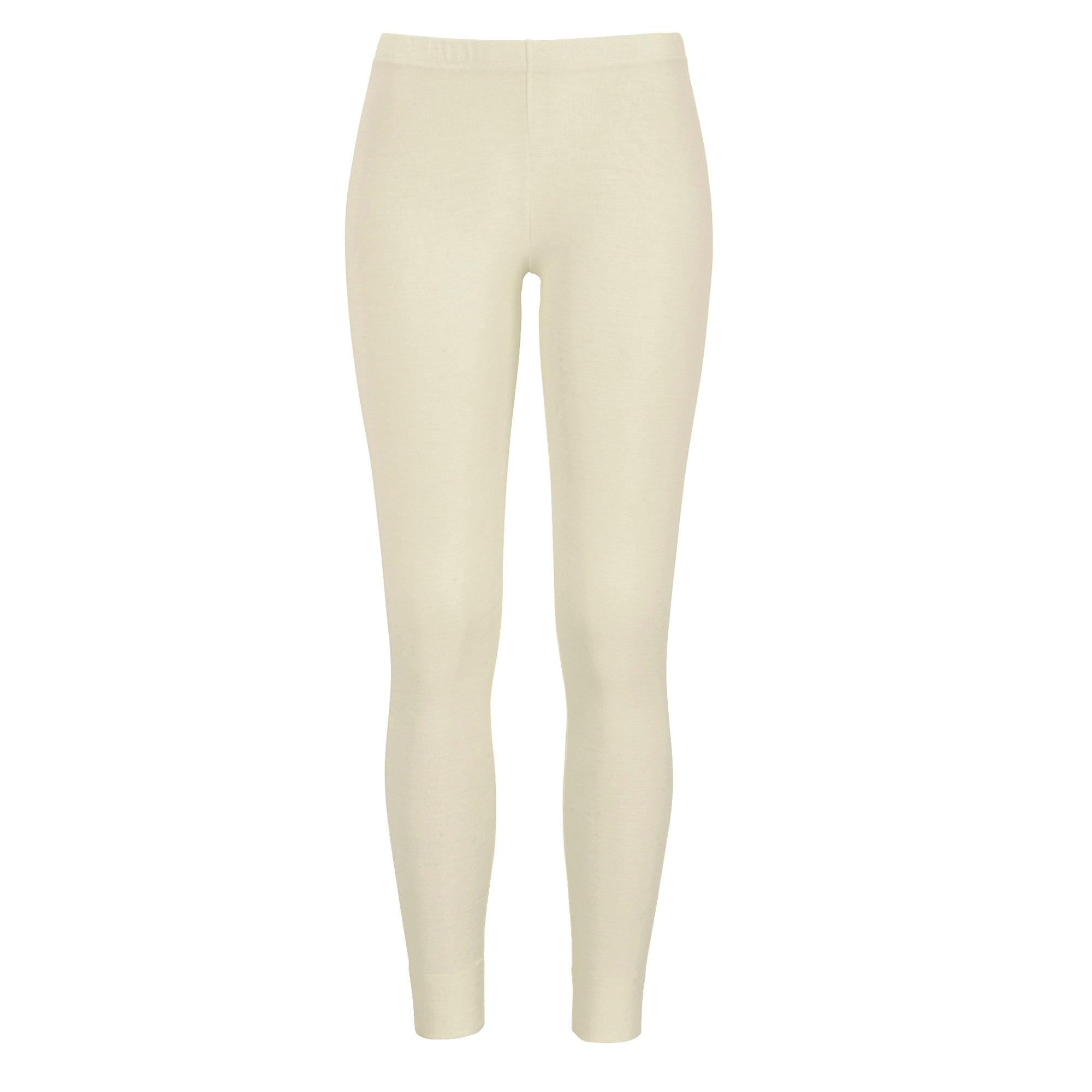 Damella Leggings Ull/Silke Vanilla - Härliga Under