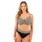 Fantasie Vik Bikinibyxa Black Cream - Härliga Under