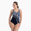 Anita Flower Dots Care swimsuit Navy/ White