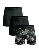 Muchachomalo Hidden Dragons 3-pack boxerkalsonger – två mönstrade och ett svart par