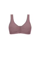 Amoena Frances 45150 protes-BH Dark Mauve framifrån