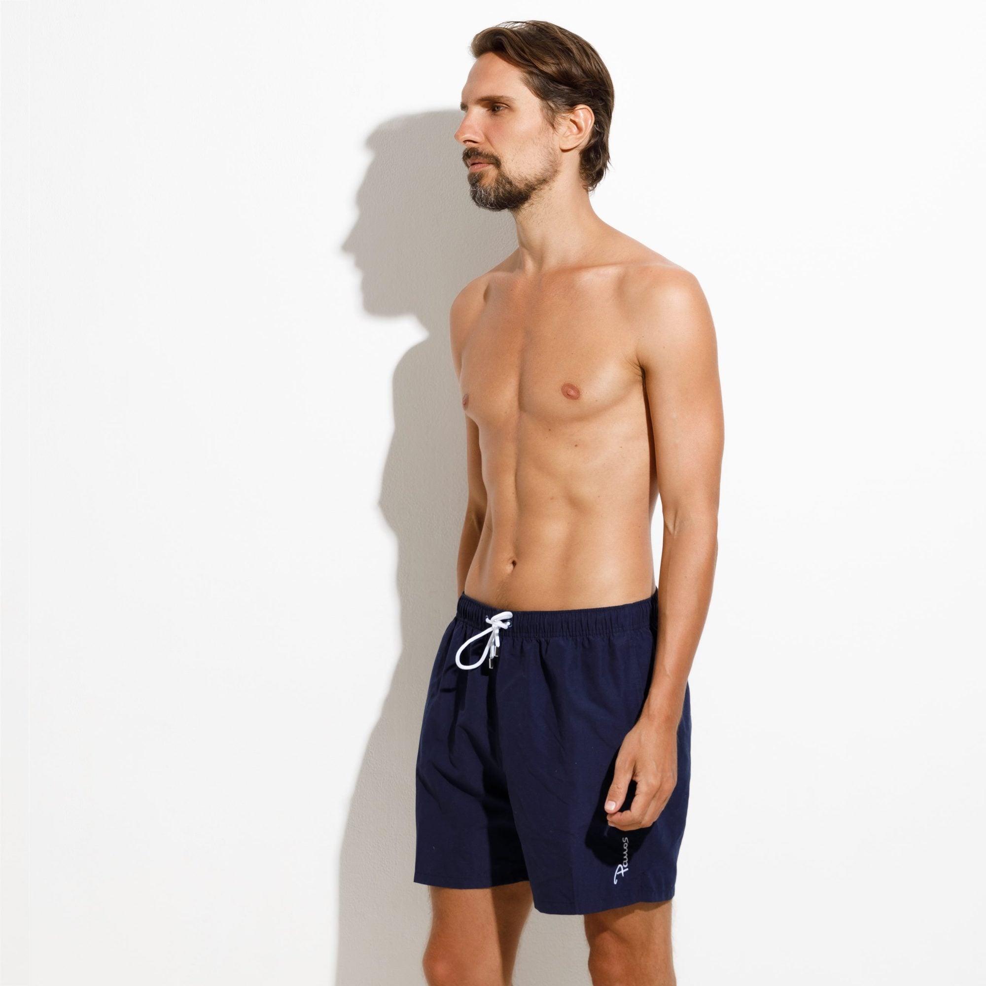 Panos Badshorts Generous Navy - Härliga Under