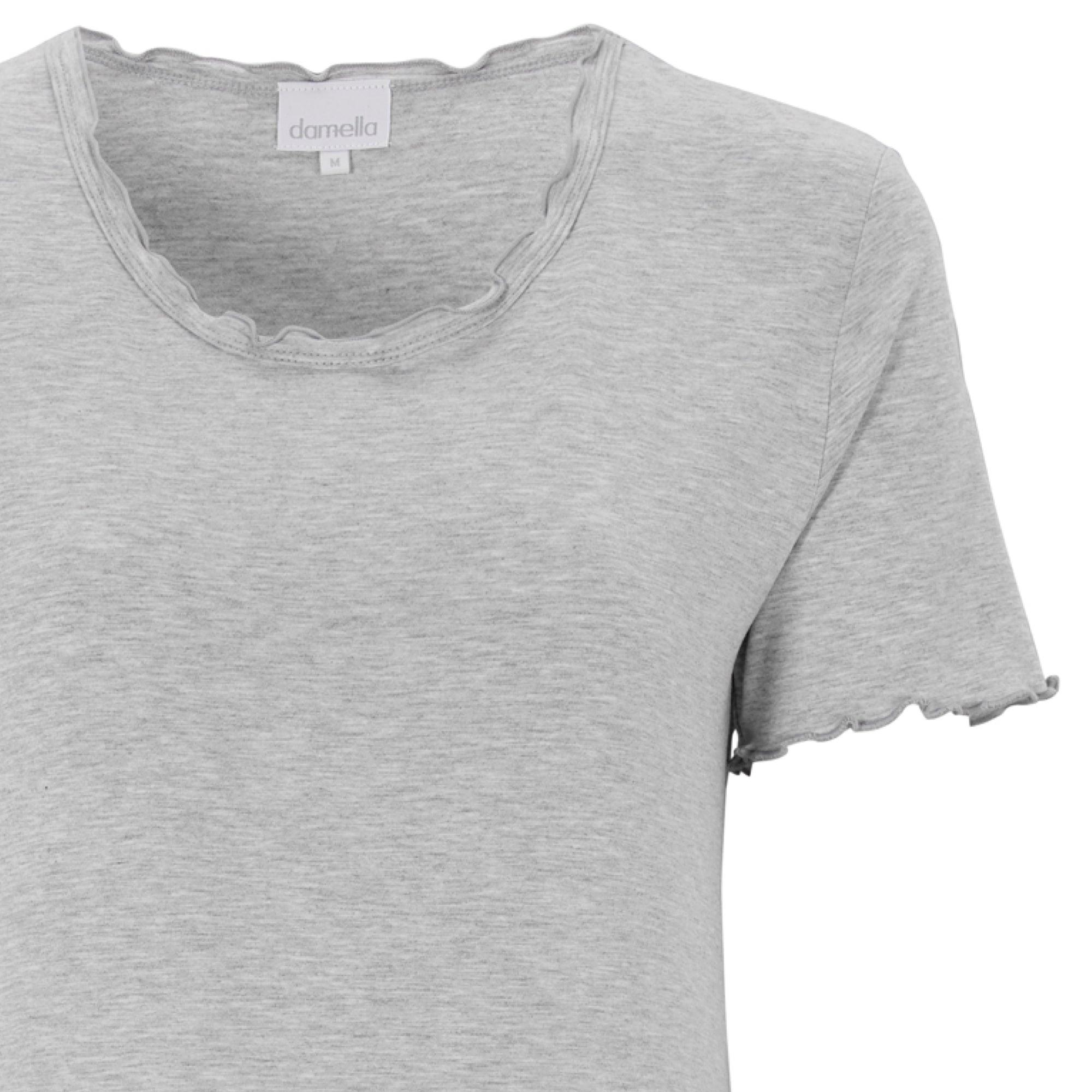 Damella T-shirt Nattlinne Bamboo Grey Melange - Härliga Under