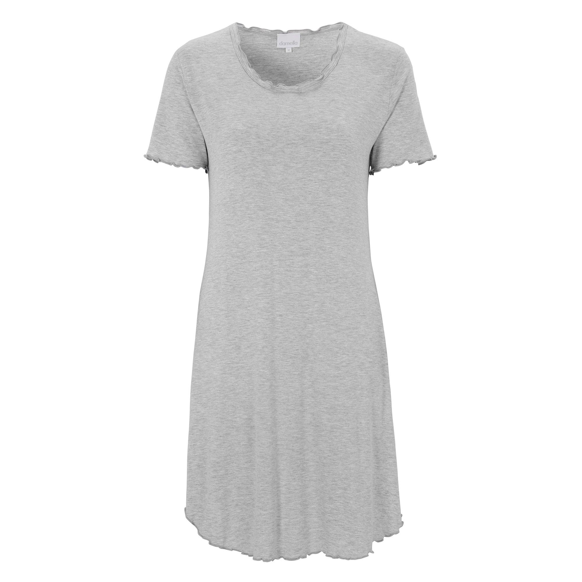 Damella T-shirt Nattlinne Bamboo Grey Melange - Härliga Under