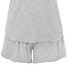 Damella Bamboo Pyjamas Linne & Shorts Grå - Härliga Under