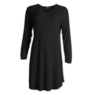 Lady Avenue Nattlinne Lång Ärm Silk Jersey Black - Härliga Under