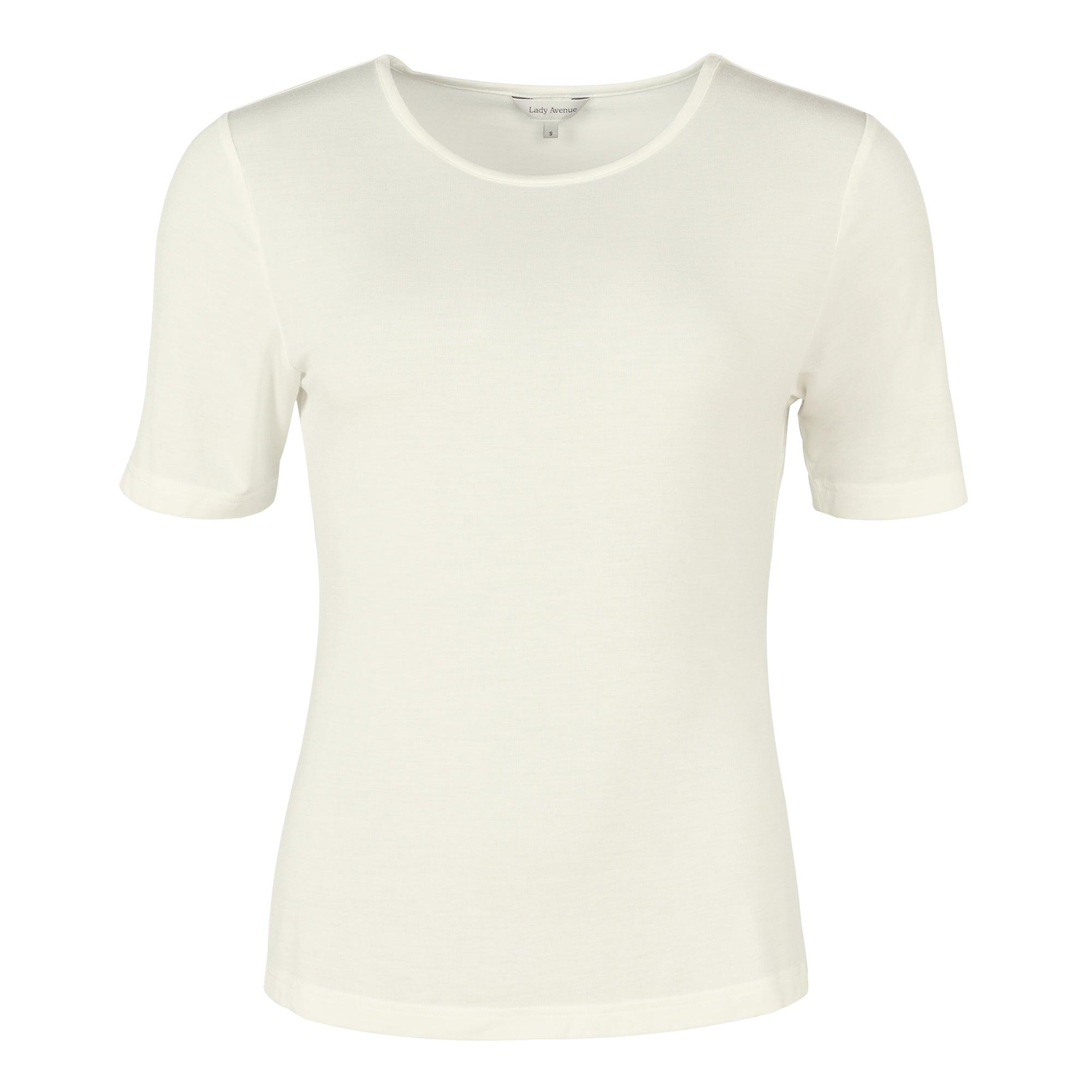 Lady Avenue T-shirt Off-white Bambu - Härliga Under