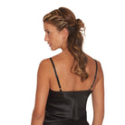 Lady Avenue Pure Silk Slip Lace Black - Härliga Under