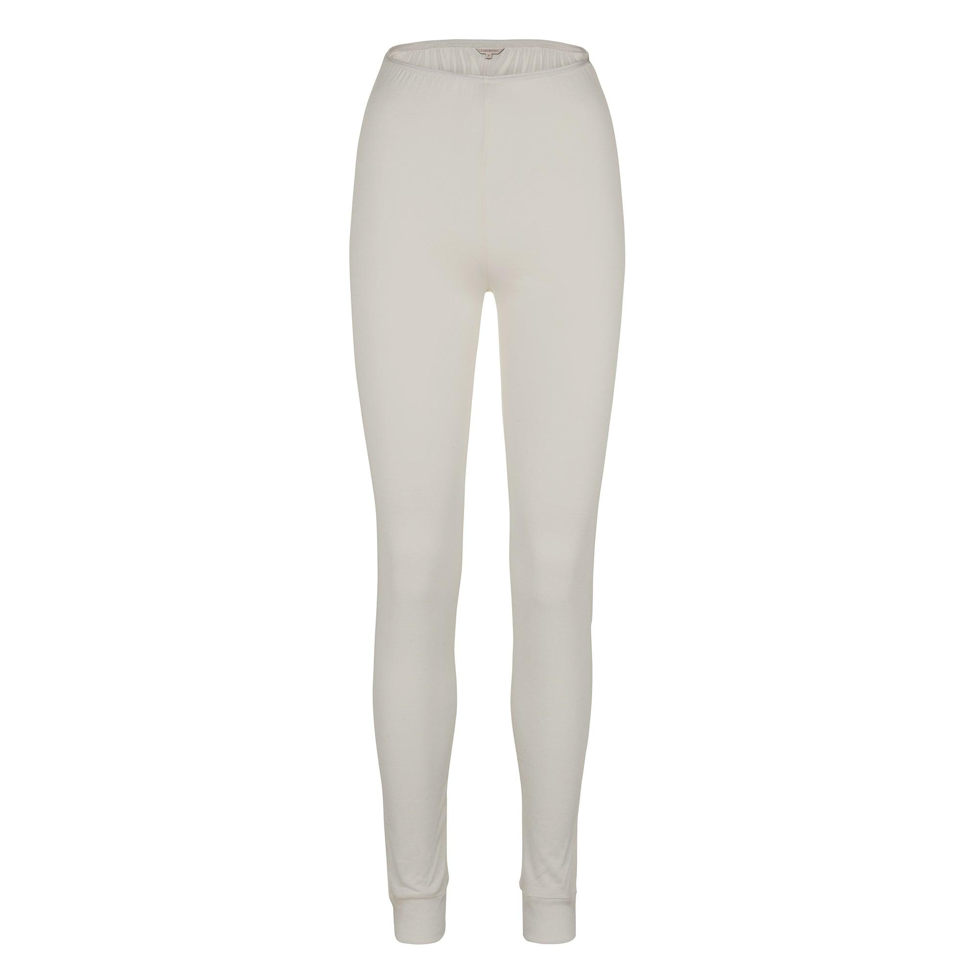 Lady Avenue Tights Silk Jersey Off-white - Härliga Under