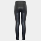 Magic Leather Look Leggings Black - Härliga Under