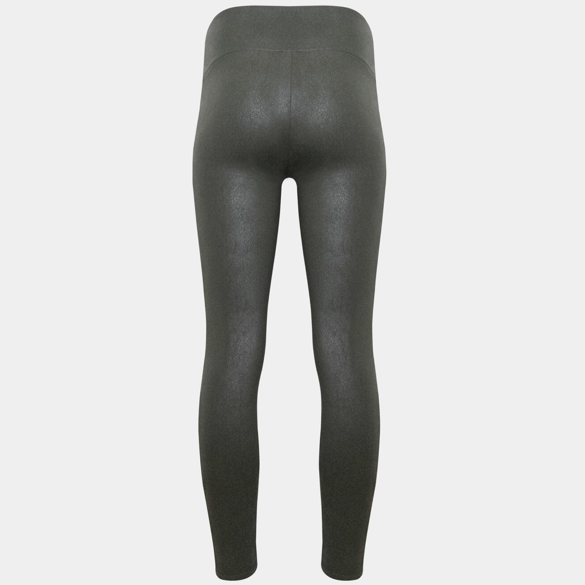 Magic Leather Look Leggings Matcha - Härliga Under