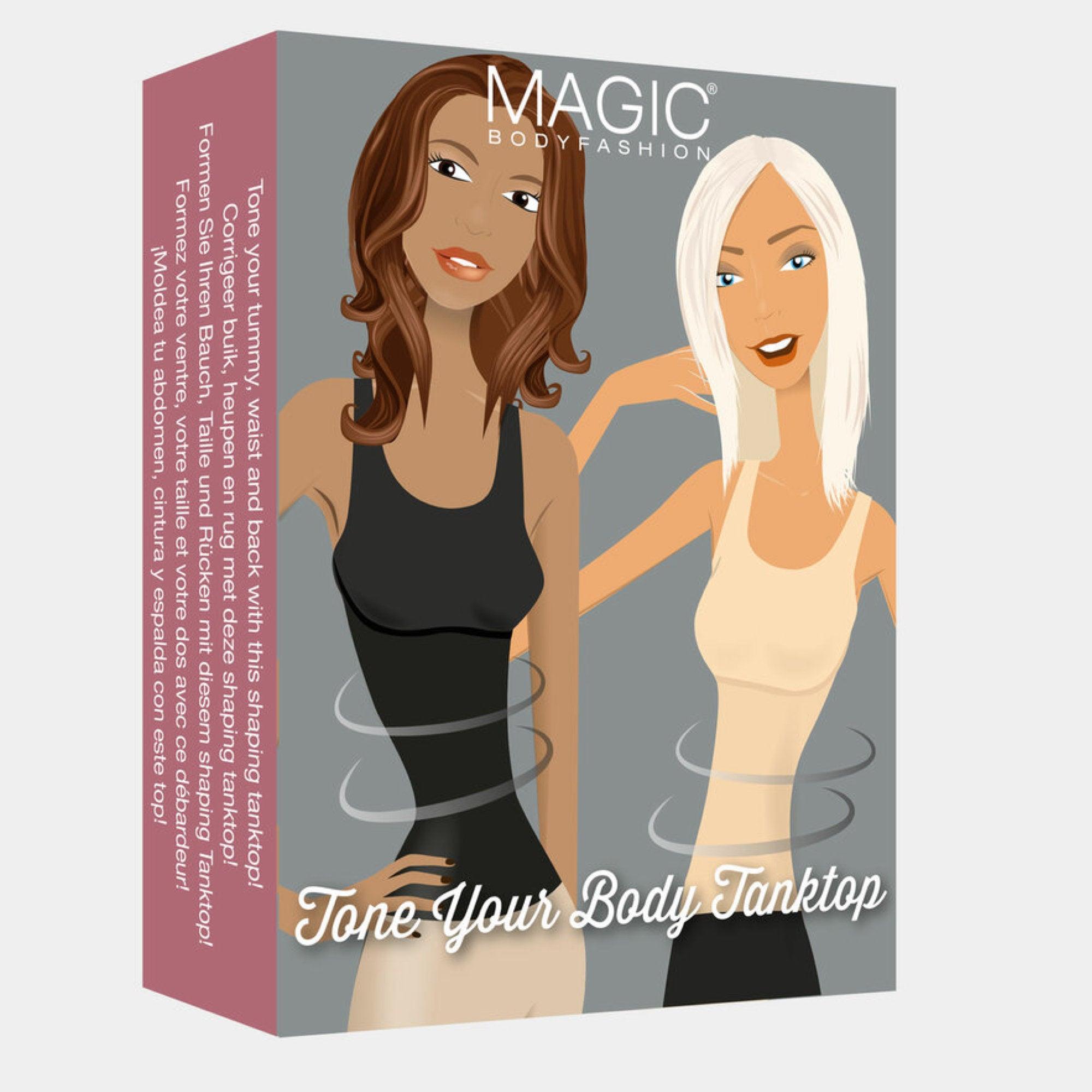 Magic Tanktop Tone Your Body Black - Härliga Under