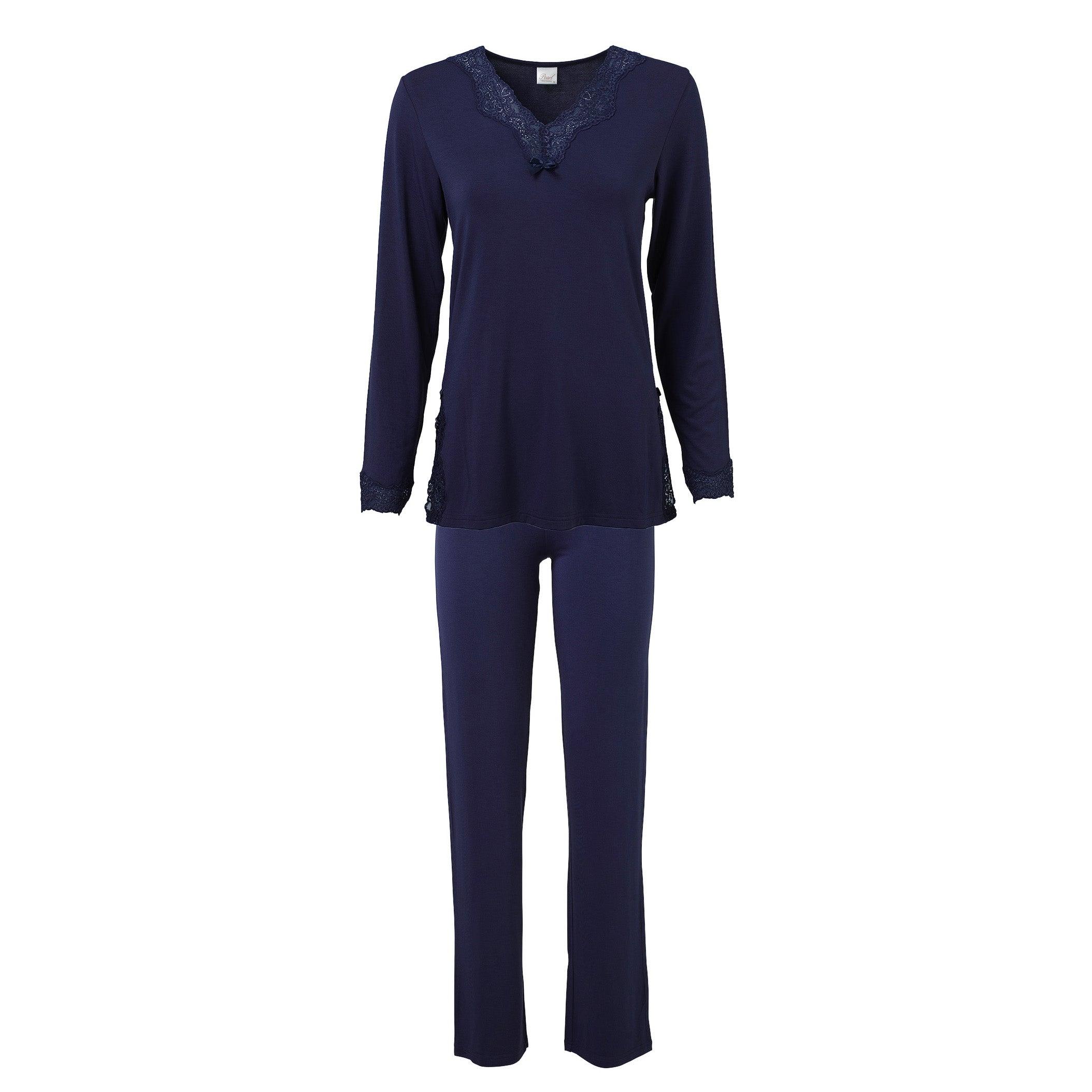 Modal Pyjamas Elegance Navy - Härliga Under