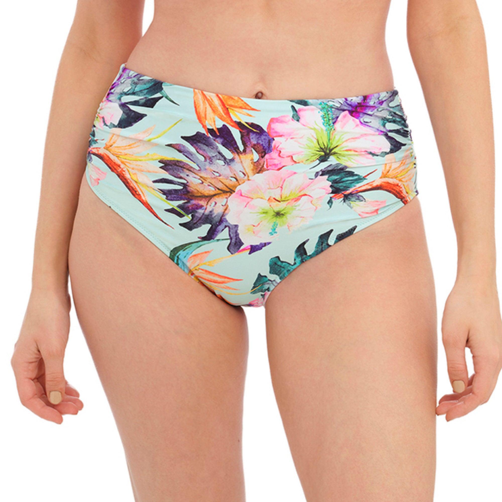 Fantasie Hög Bikinibyxa Paradiso Mint - Härliga Under