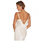 Lady Avenue Long Nightgown Pure Silk Off-white - Härliga Under