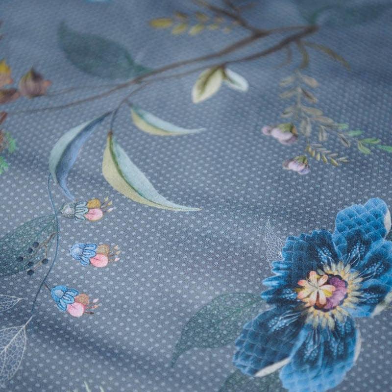 PIP Studio Percale Bäddset Enkel Kawai Flower Blue - Härliga Under