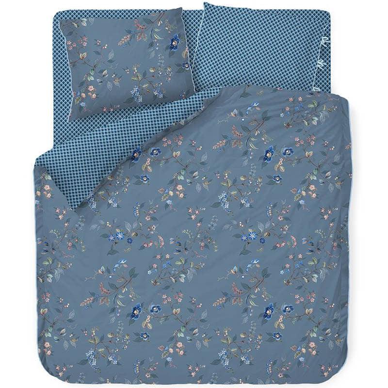 PIP Studio Percale Bäddset Enkel Kawai Flower Blue - Härliga Under