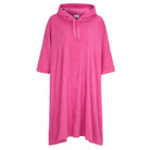 Damella Frotté Poncho Med Huva Fuchsia - Härliga Under