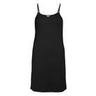 Lady Avenue Silk Jersey Slip Nattlinne Black - Härliga Under