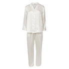 Lady Avenue Pure Silk Basic Pyjamas Off-white - Härliga Under