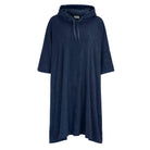 Damella Frotté Poncho Med Huva Navy - Härliga Under