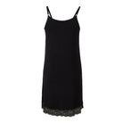 Lady Avenue Bamboo Slip Dress Lace Black - Härliga Under