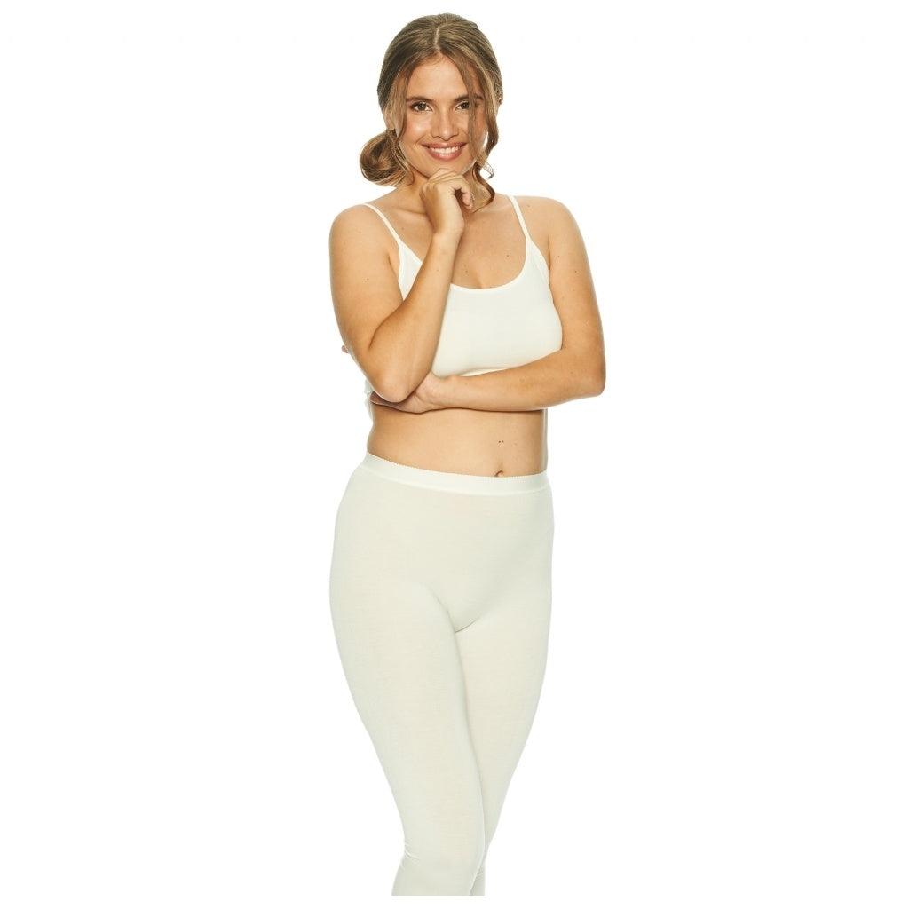 Lady Avenue Bambu Leggings Off White - Härliga Under