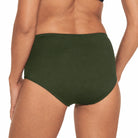 Wiki Shape Bikinitrosa Maxi Olive 651-4108 – bakifrån på modell